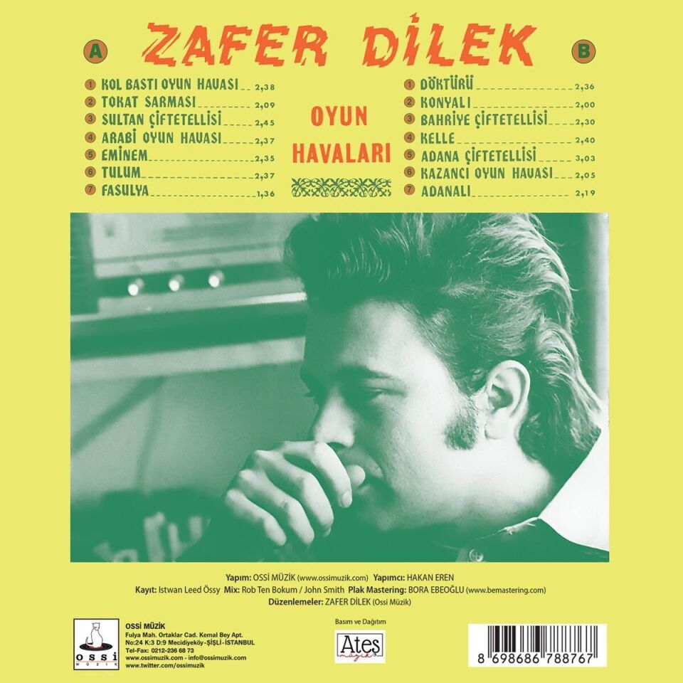 Zafer Dilek - Oyun Havaları Plak