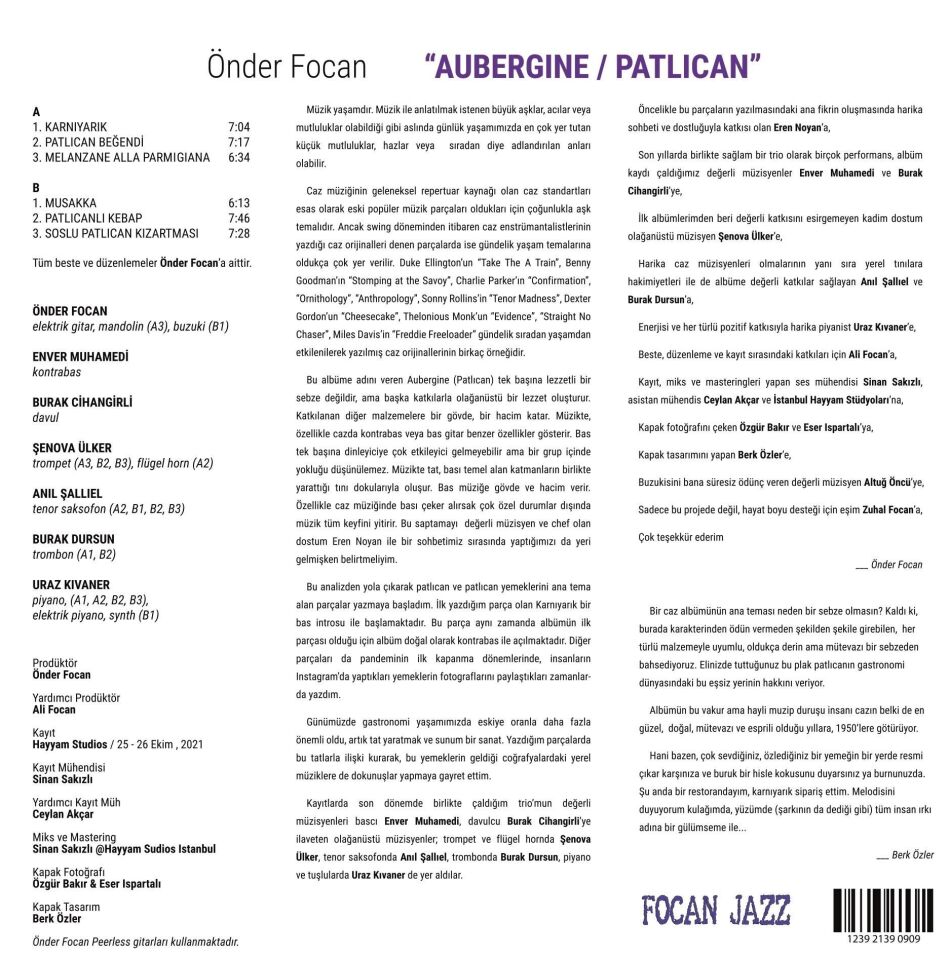 -Önder Facon - Aubergine Patlıcan Plak