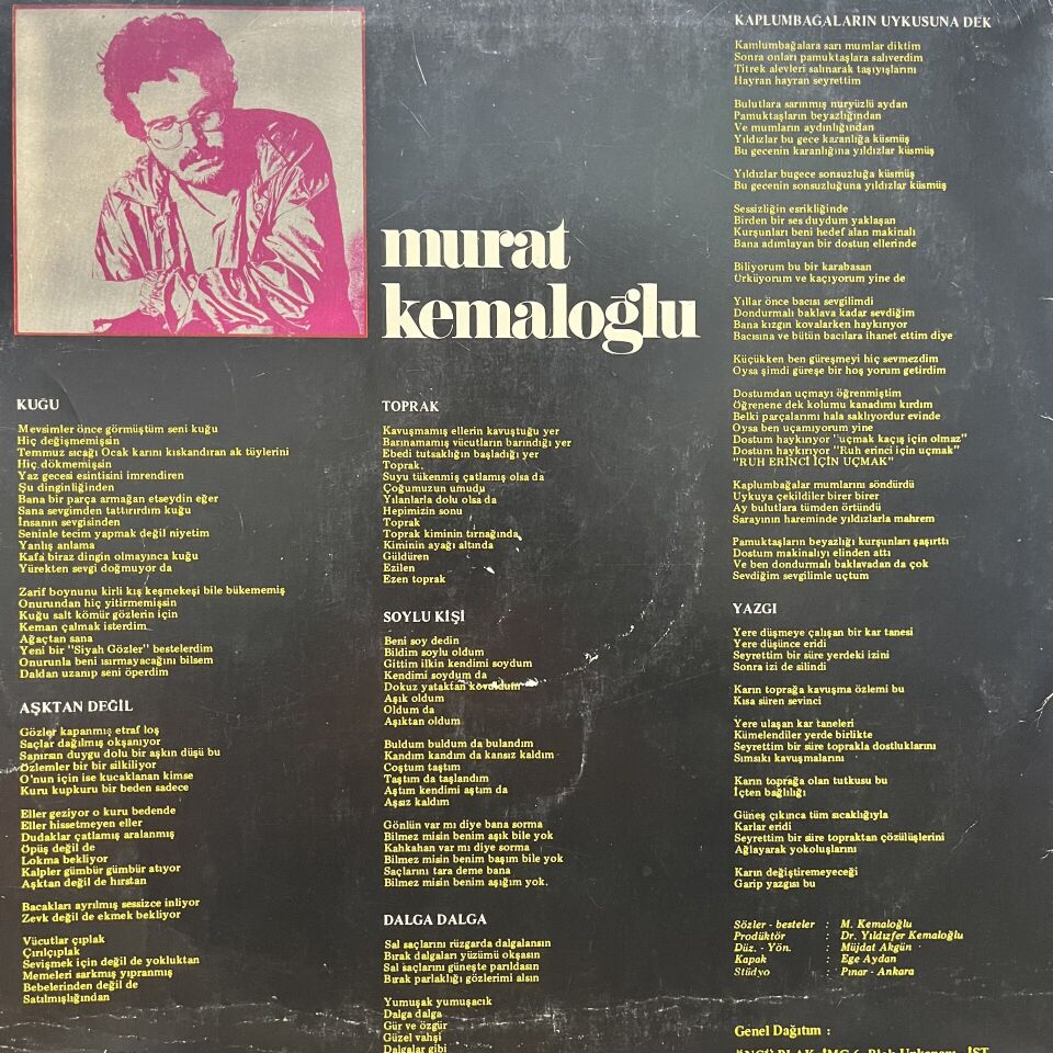 Murat Kemaloğlu – Kaplumbağaların Uykusuna Dek
