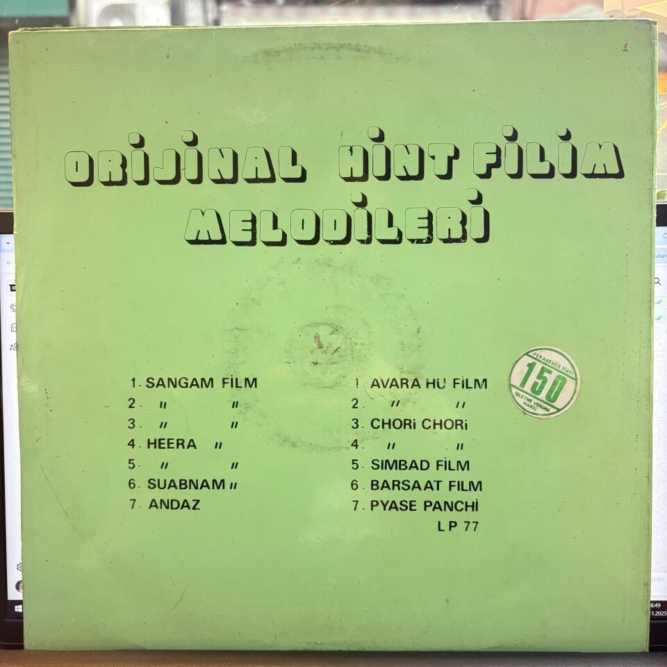 Various – Orijinal Hint Filim Melodileri