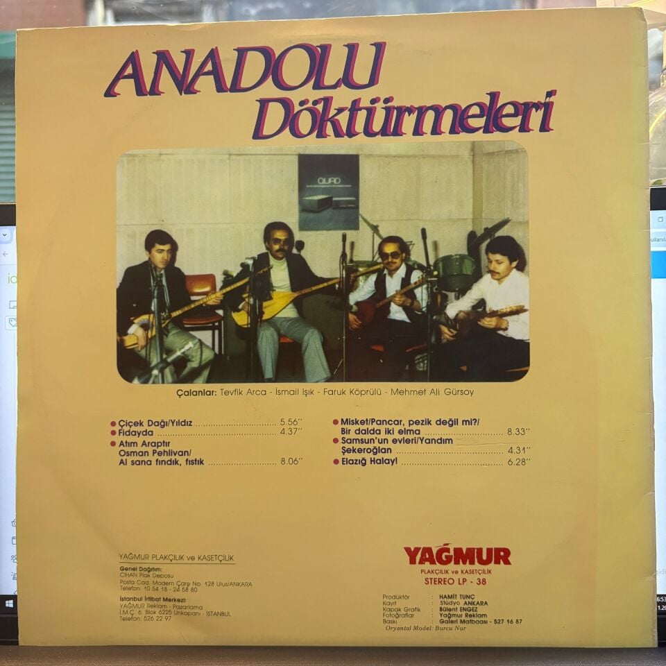 Tevfik Arca, İsmail Işık, Faruk Köprülü, Mehmet Ali Gürsoy – Anadolu Döktürmeleri