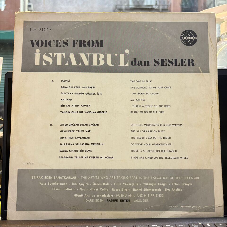 Radife Erten – Voices From İstanbul = İstanbul'dan Sesler