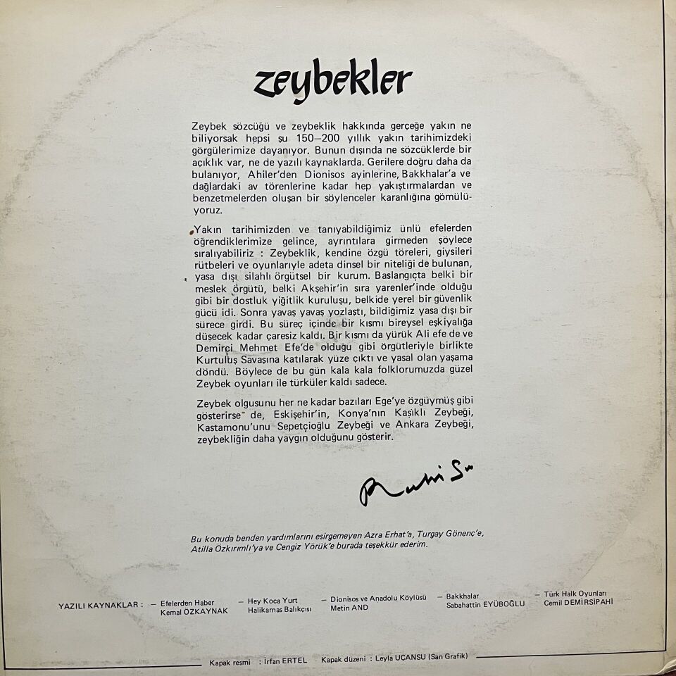 Ruhi Su – Zeybekler