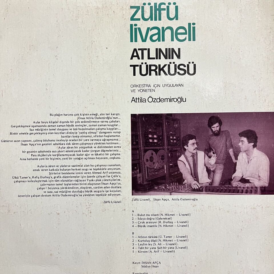 Zülfü Livaneli – Atlının Türküsü