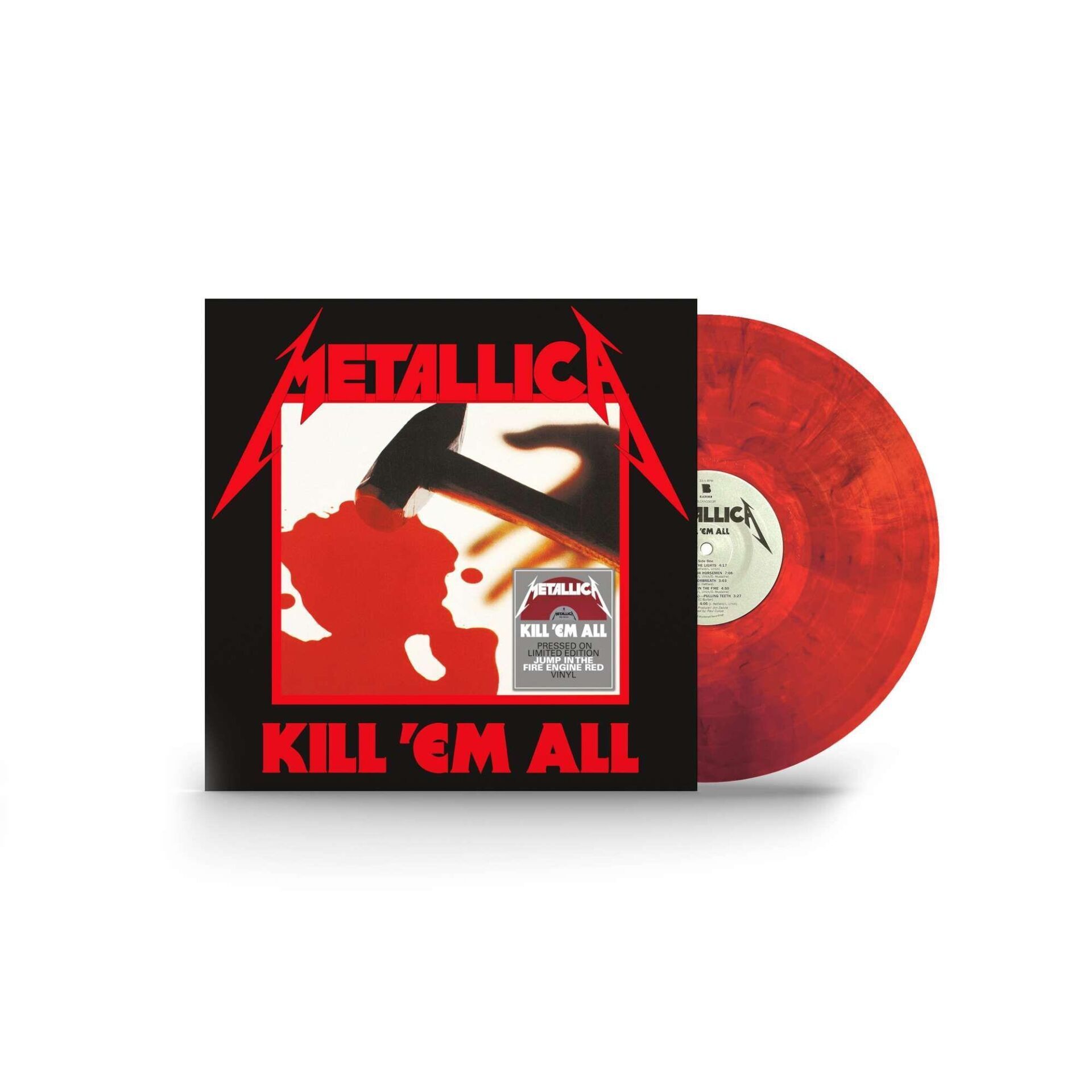 Metallica – Kill 'Em All Kırmızı 33'lük Plak