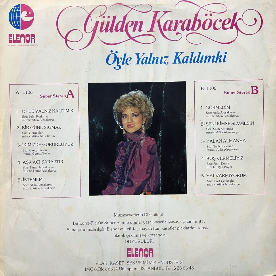 Gülden Karaböcek – Öyle Yalnız Kaldımki