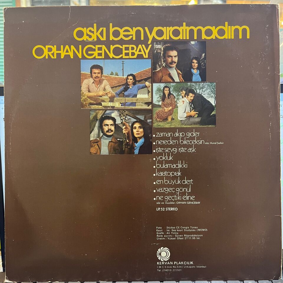 Orhan Gencebay – Aşkı Ben Yaratmadım