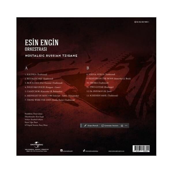 Esin Engin - Nostalgic Russian Tzigane Plak