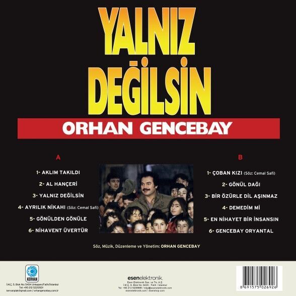 Orhan Gencebay - Yalnız Değilsin Plak