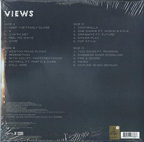 Drake - Views - 2'li Plak