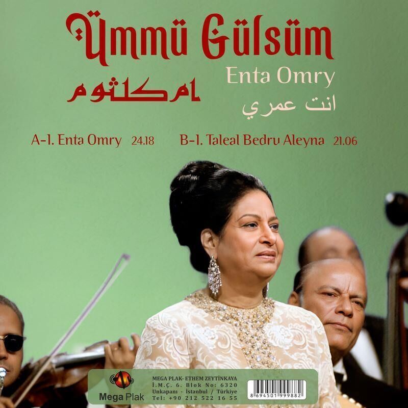 -Ümmü Gülsüm - Enta Omry 33'lük Yeni Baskı Plak