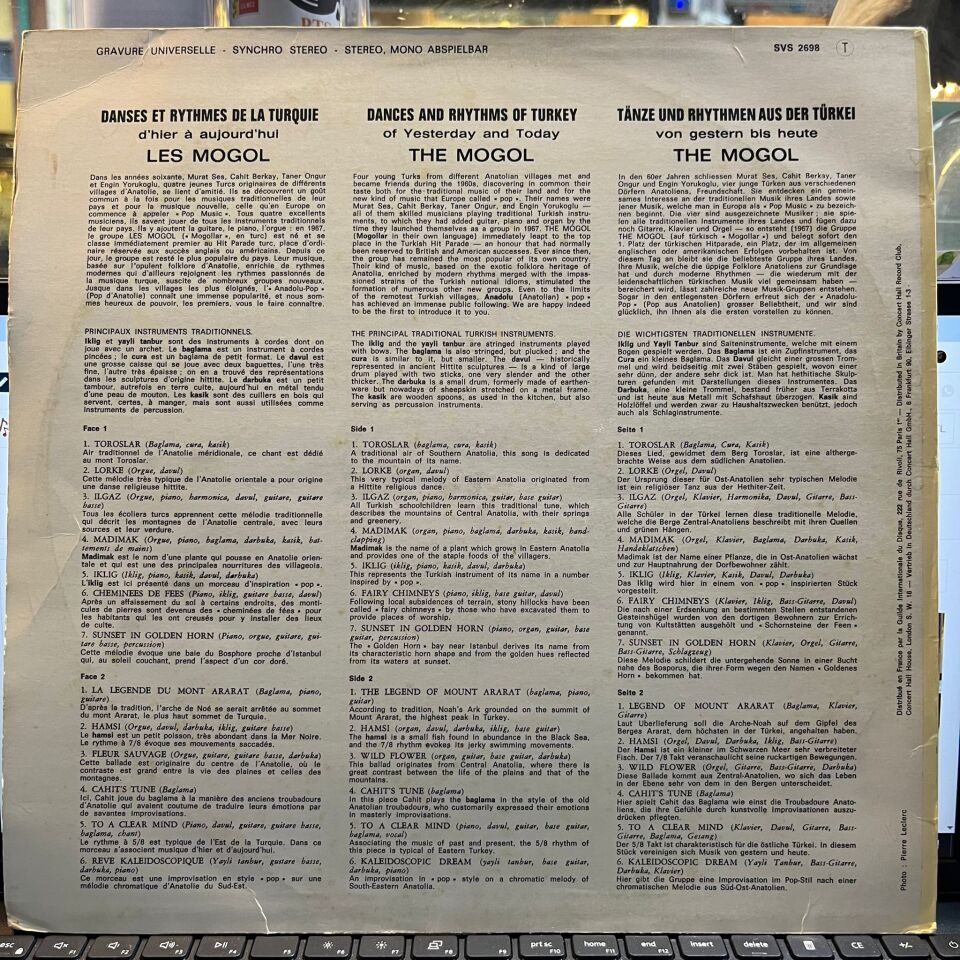 Les Mogol * –Danses Et Rythmes De La Turquie D'Hier À Aujourd'hui