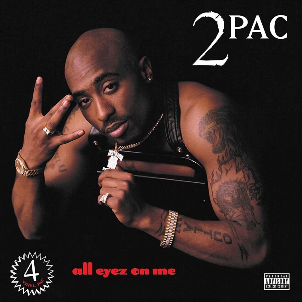 2Pac – All Eyez On Me 4'lü Plak