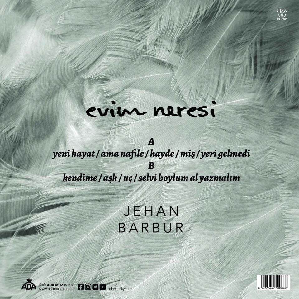 Jehan Barbur – Evim Neresi Plak