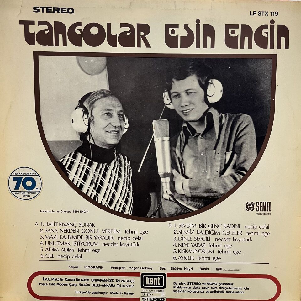 Esin Engin – Tangolar - Halit Kıvanç Sunar