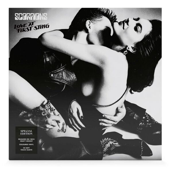 Scorpions - Love At First Sting Silver Plak