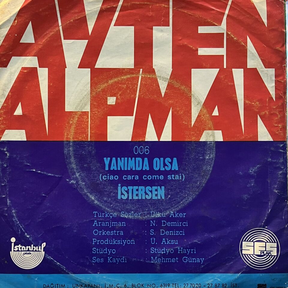 Ayten Alpman – Yanımda Olsa / İstersen