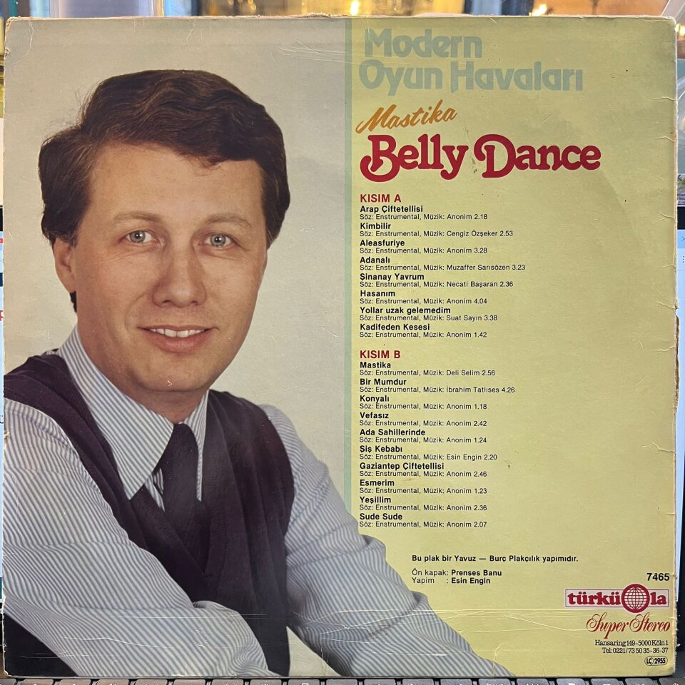 Esin Engin, Esin Engin Ve Orkestrası – Modern Oyun Havaları Mastika