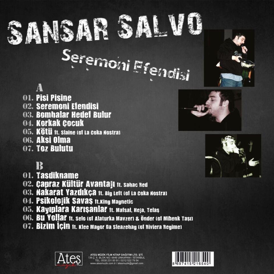 Sansar Salvo - Seremoni Efendisi Plak