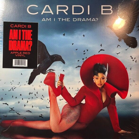 Cardi B - Am I The Drama Apple Red 2'li Plak