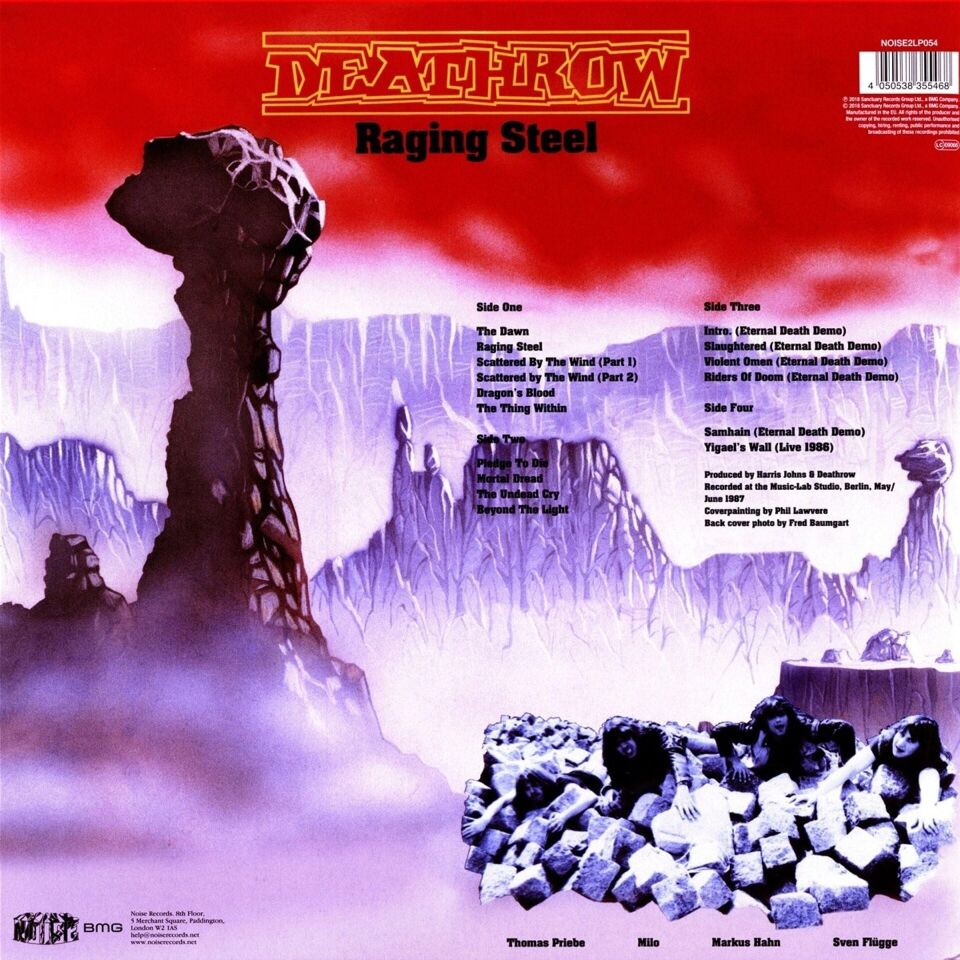 Deathrow - Raging Steel 2'li Plak