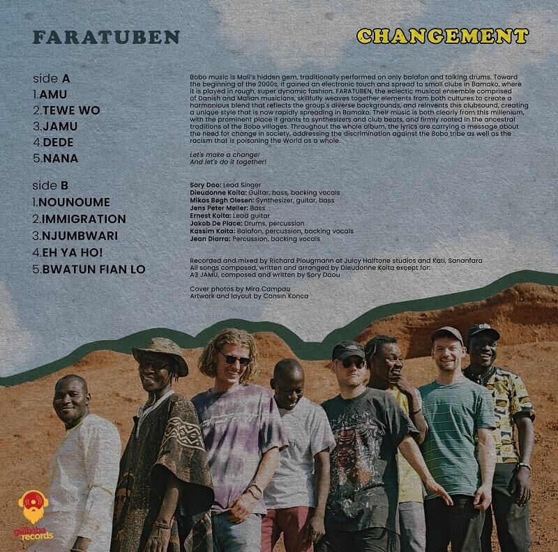 Faratuben: Changement - 33'lük Plak