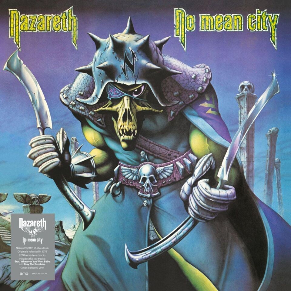 Nazareth - No Mean City Green Plak