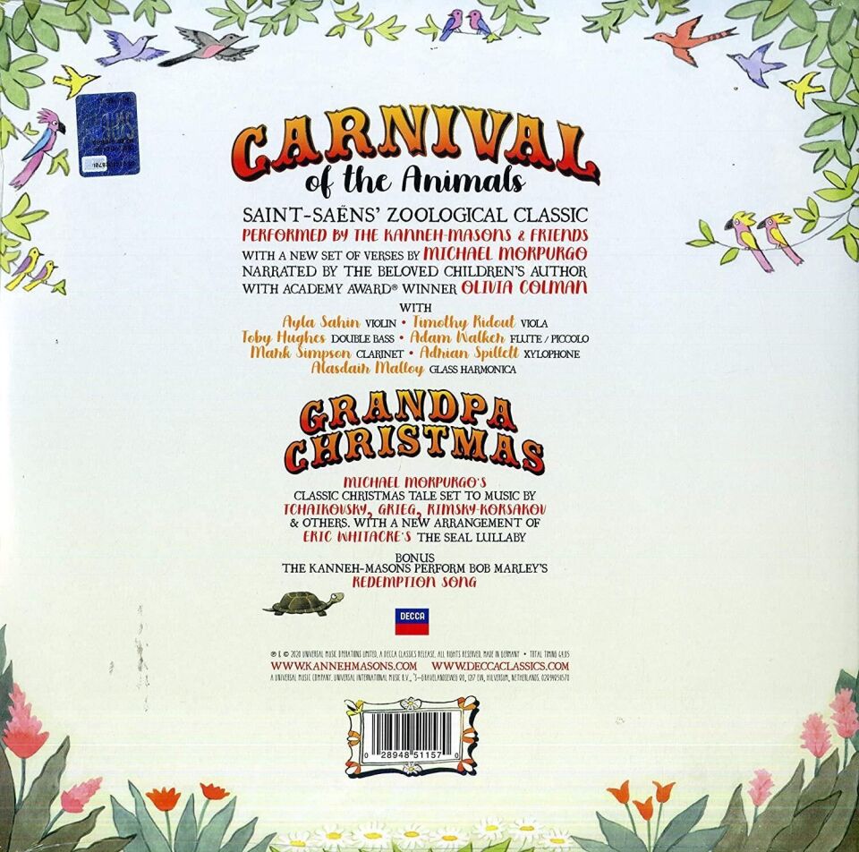 Sheku Kanneh-Masons - Carnival Of The Animals 2'li Plak
