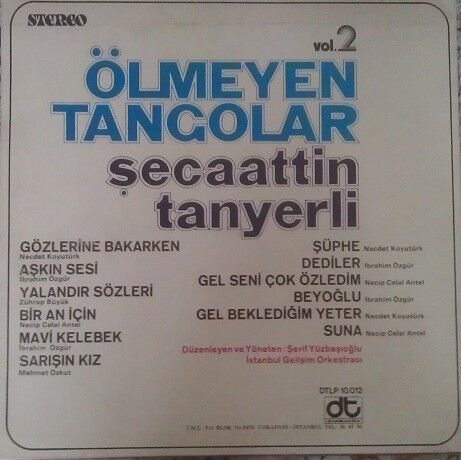 Şecaattin Tanyerli – Ölmeyen Tangolar Vol.2