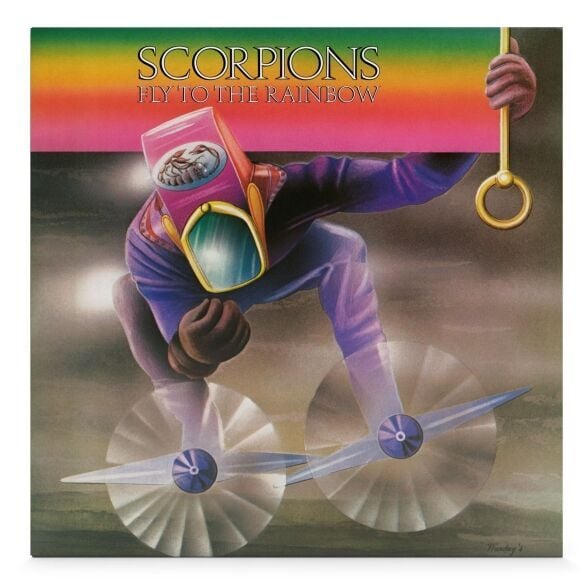 Scorpions - Fly To The Rainbow Transparent Purple Plak