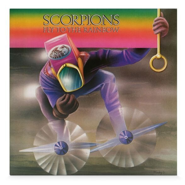 Scorpions - Fly To The Rainbow Transparent Purple Plak