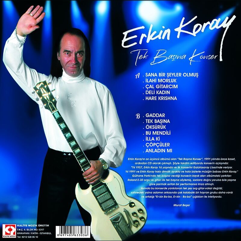 Tek Başına Konser (Mavi Plak) - Plak Erkin Koray