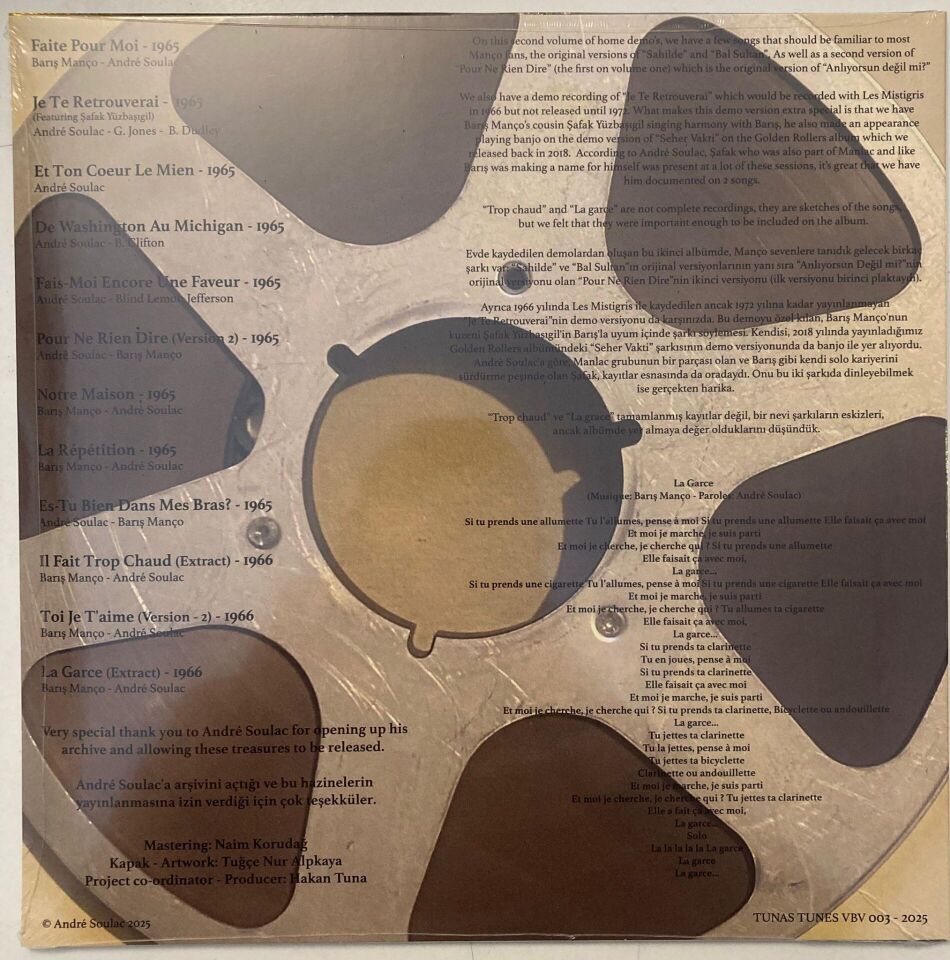 Barış Manço - Le Repetition Demo 65-66 Volume 2 Plak