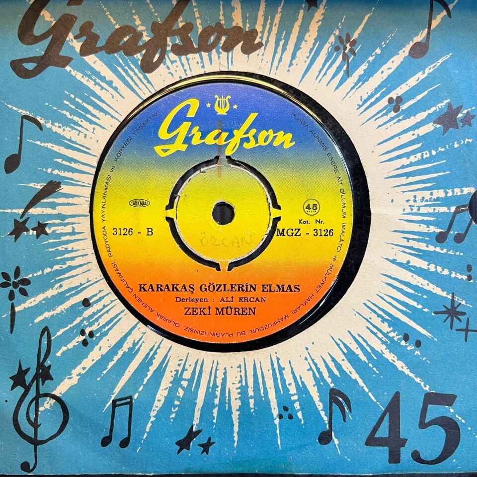 Zeki Müren – Kimi Dertten İçermiş, Kimi Neşeden / Karakaş Gözlerin Elmas