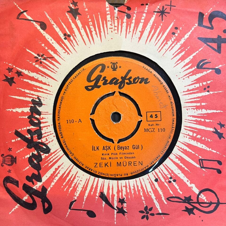 Zeki Müren – kaşık havası/ilk aşk (beyaz gül)