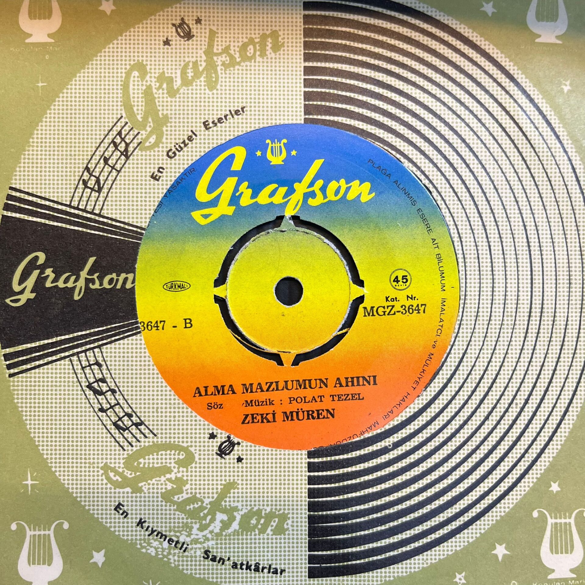 Zeki Müren – Kışlada Bahar / Alma Mazlumun Ahını