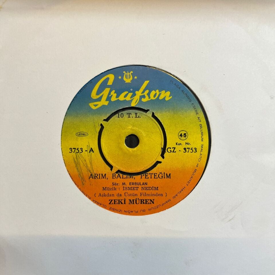 Zeki Müren – Arım, Balım, Peteğim / Aşkdan Da Üstün