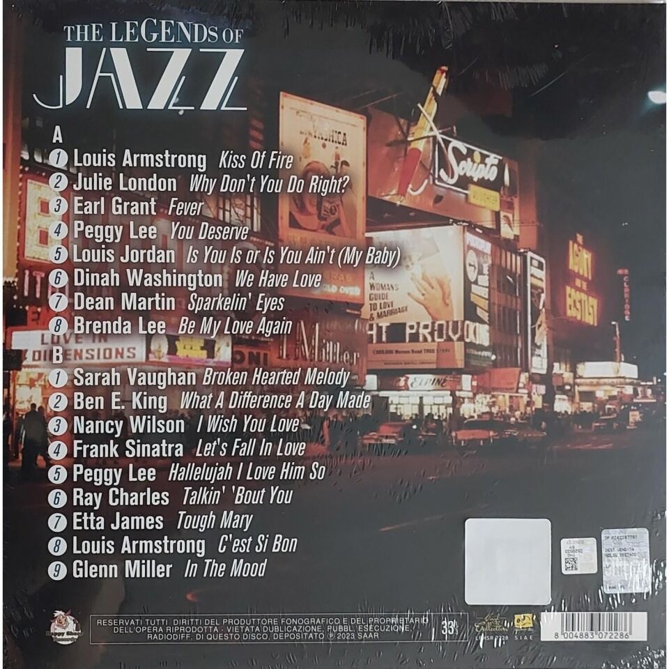 The Legends Of Jazz Plak
