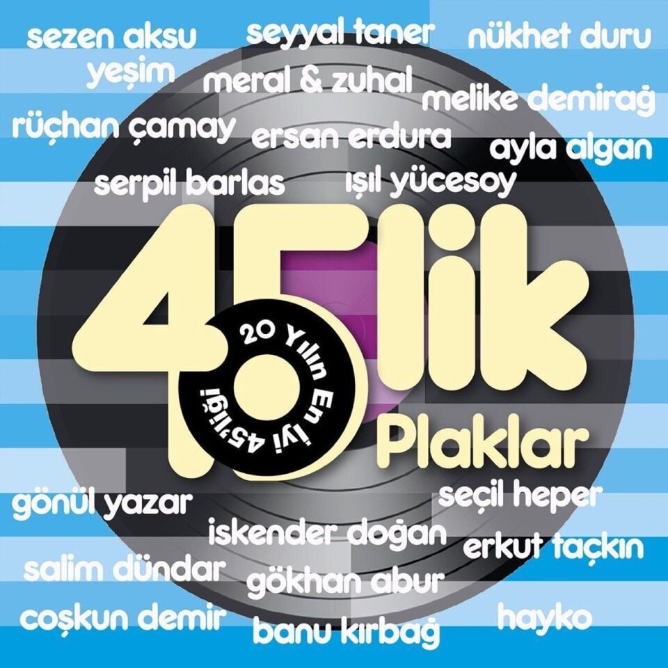 45'lik Plaklar Karma 2'li Plak
