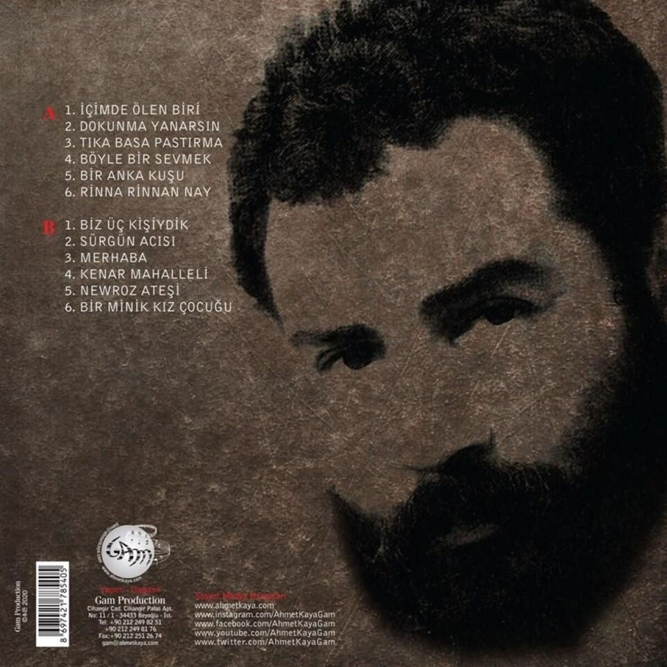 Ahmet Kaya - Dokunma Yanarsın Plak