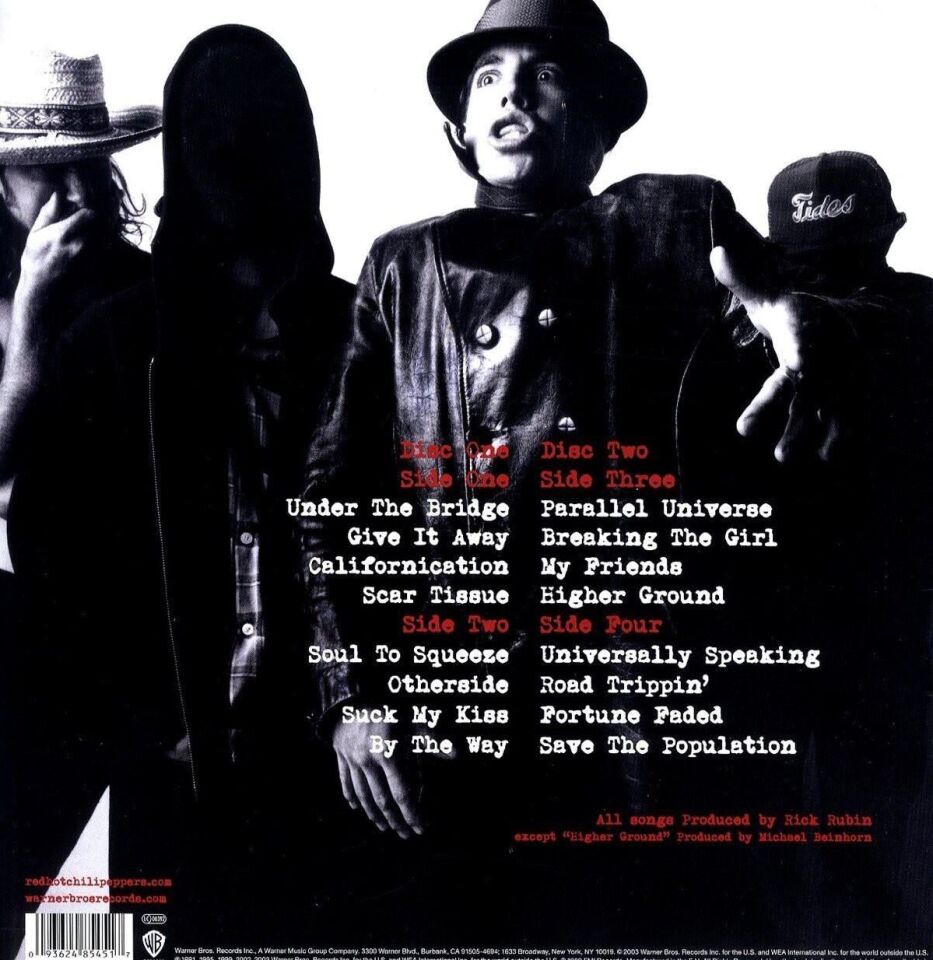 Red Hot Chili Peppers – Greatest Hits 2'li Plak