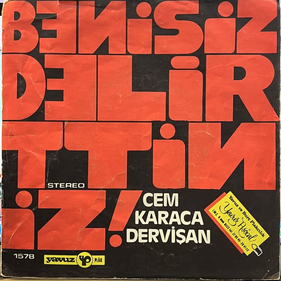 Cem Karaca & Dervişan – Beni Siz Delirttiniz / Niyazi