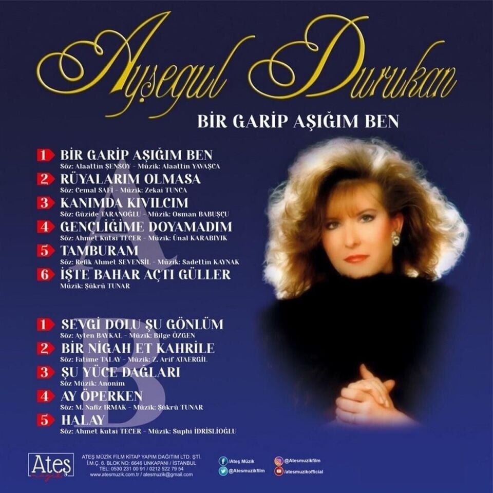 Ayşegül Durukan - Bir Garip Aşığım Plak