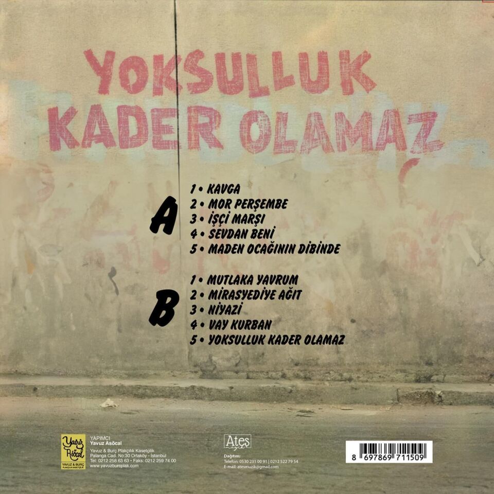 Cem Karaca Dervişan - Yoksulluk Kader Olamaz Plak
