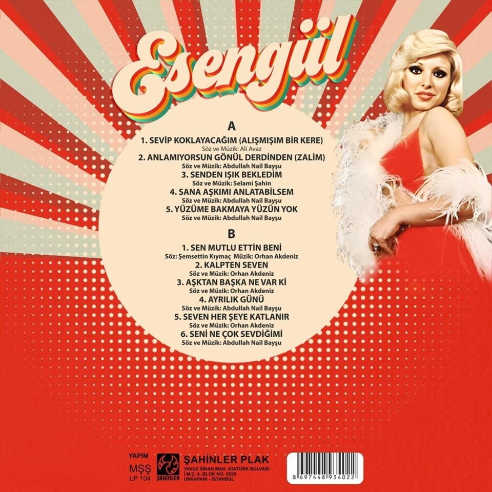 Esengül Renkli Plak