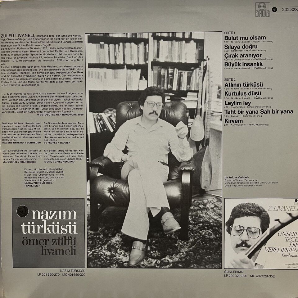 Z. Livaneli* – Das Lied Des Reiters - Atlının Türküsü