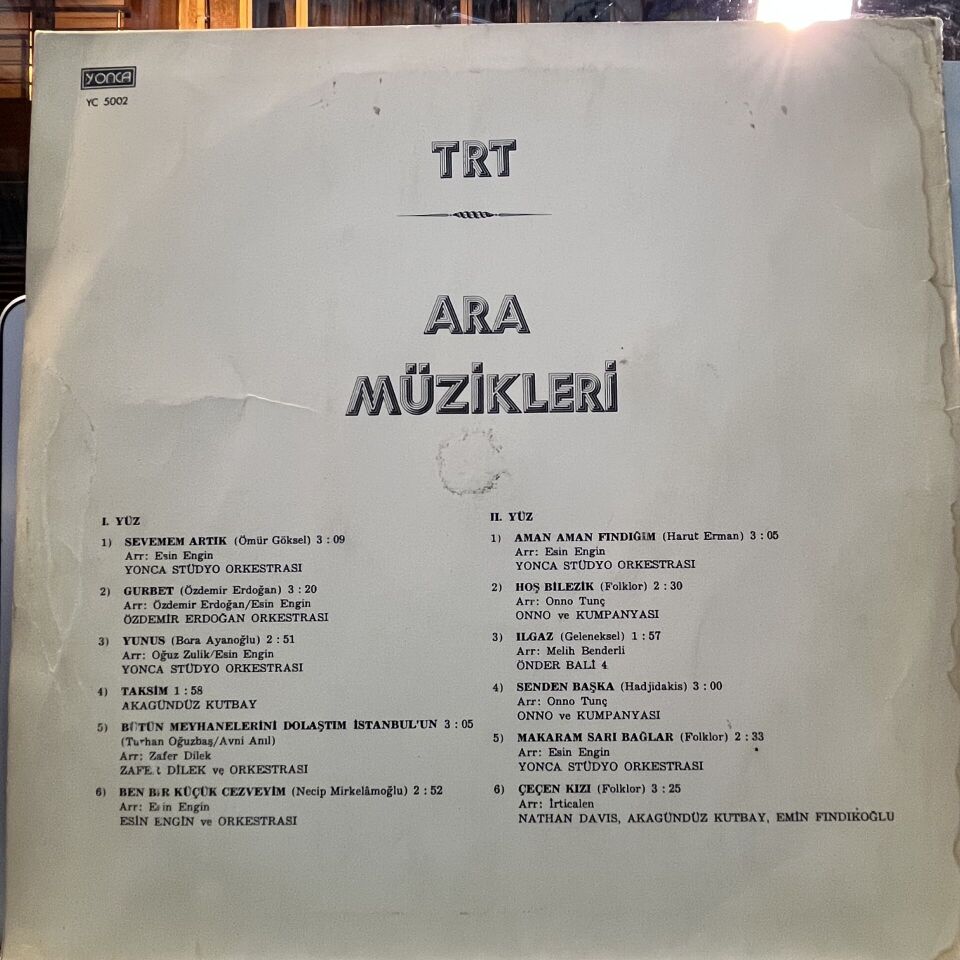 Various – TRT Ara Müzikleri