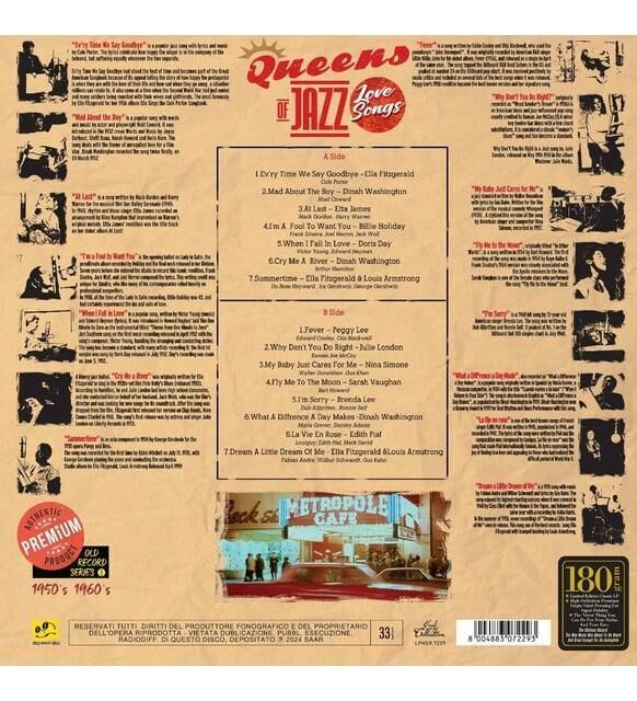 Queens Of Jazz Love Songs Plak