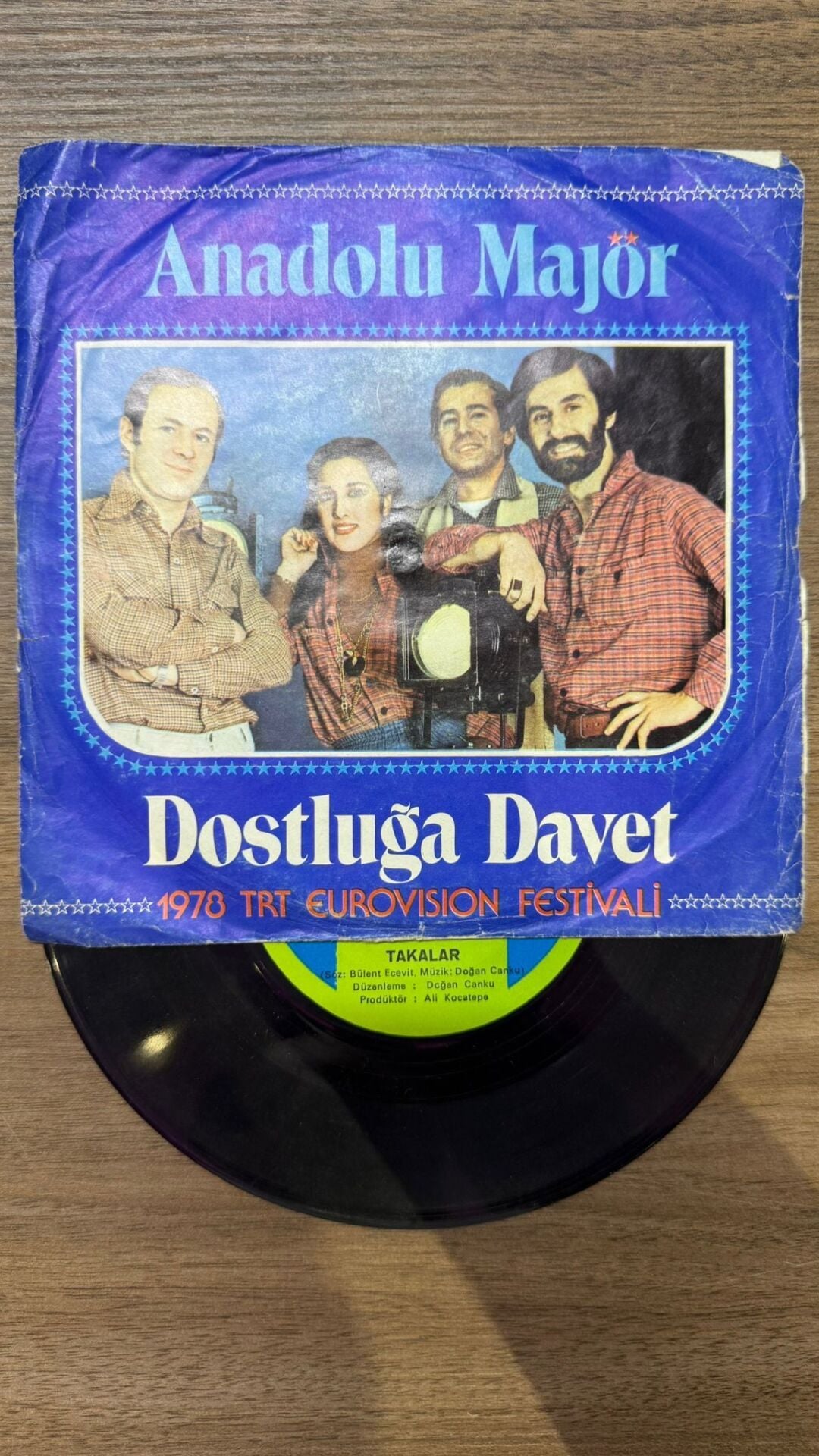 Anadolu Majör – Dostluğa Davet / Takalar 45 LİK PLAK
