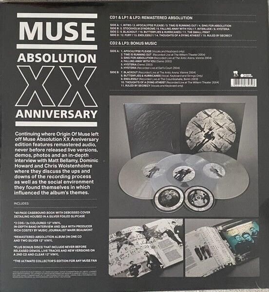 Muse - Absolution XX Anniversary Box Set Plak
